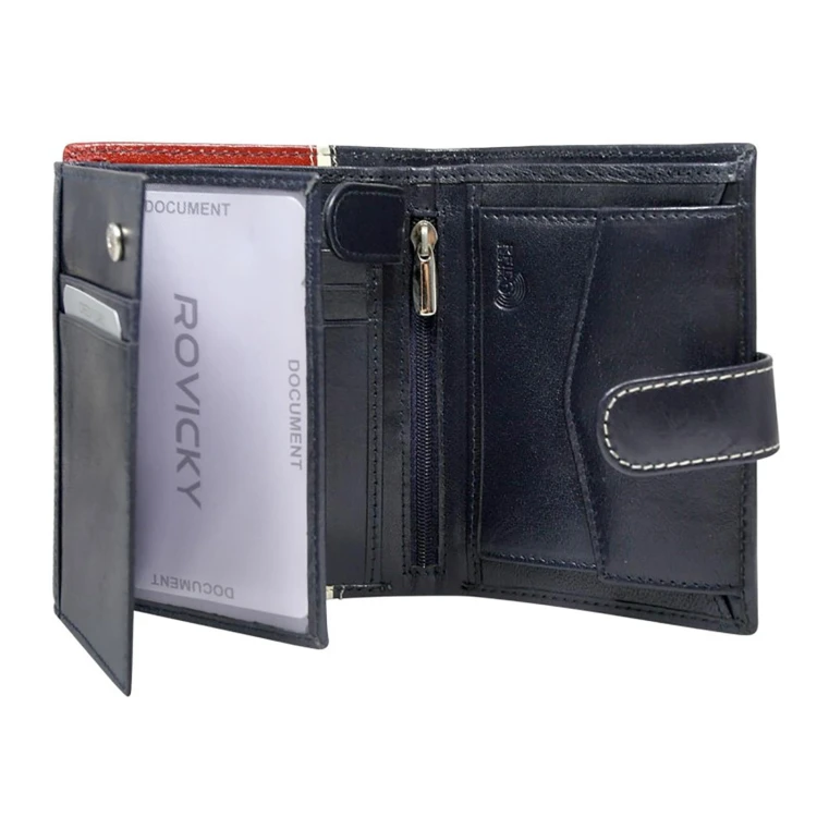 Rovicky 326L-RBA-D RFID — granatowy + czerwony