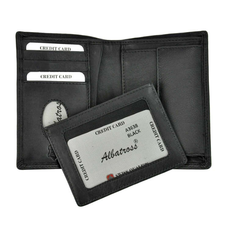 Skórzany męski portfel Albatross SN MW3638 RFID