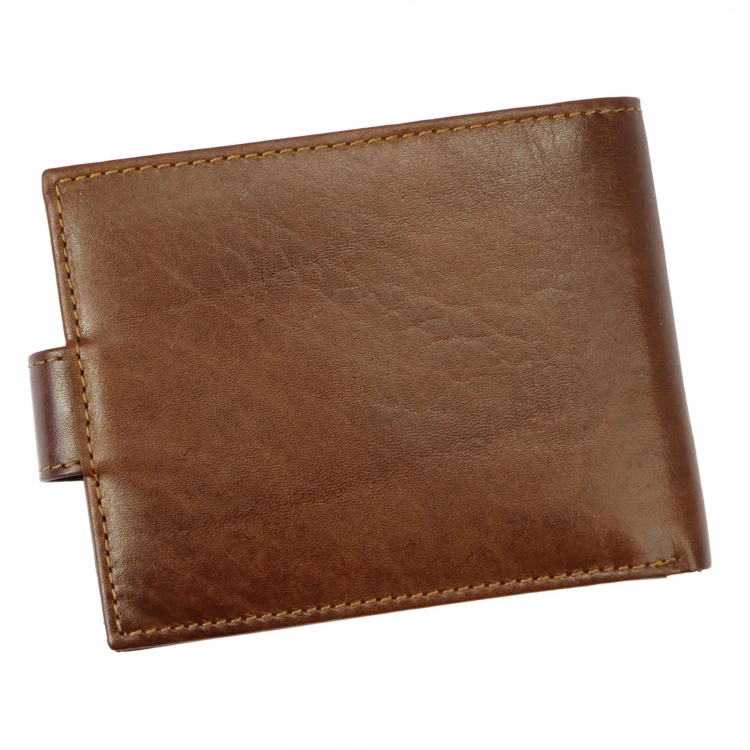 Skórzany portfel męski z ochroną RFID Protect — Rovicky