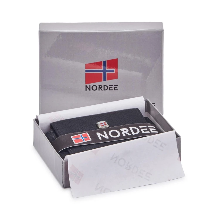 Skórzany męski portfel Nordee GW-5617 RFID