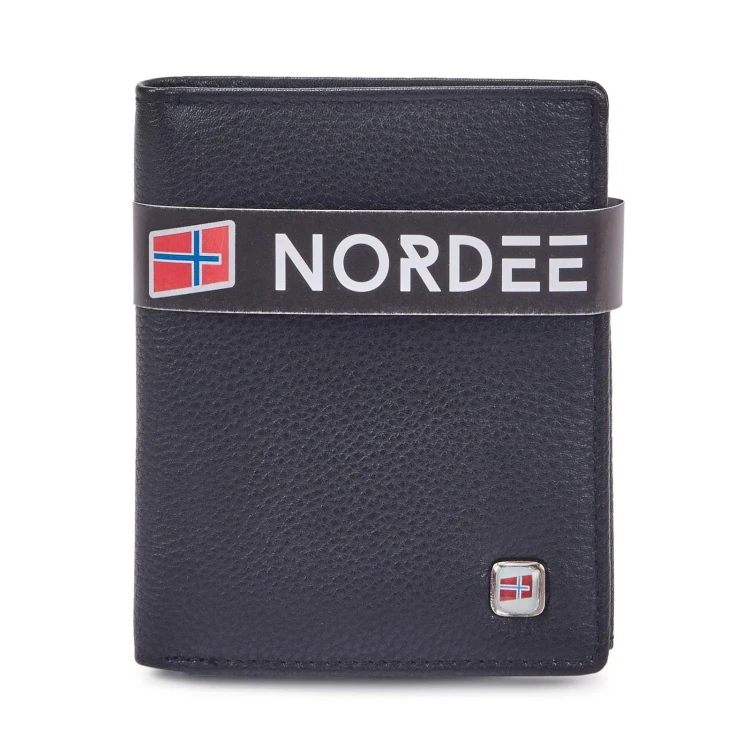 Skórzany męski portfel Nordee GW-07 RFID
