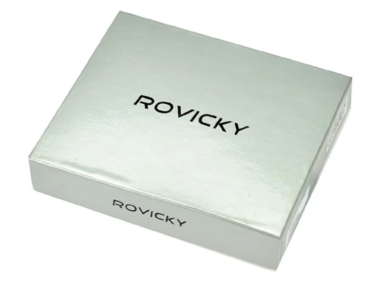 Skórzany męski portfel Rovicky PC-106L-BAR