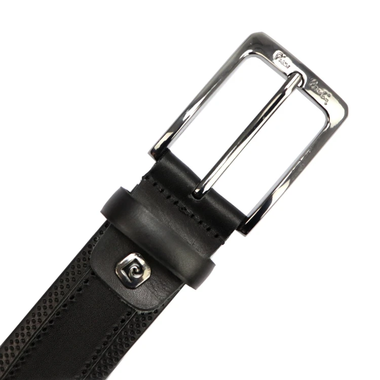 męski pasek z prawdziwej skóry Pierre Cardin GF 9017