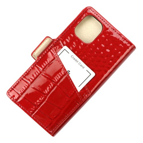 Damskie skórzane etui na iPhone 11 MiaMore Phone Case L1781
