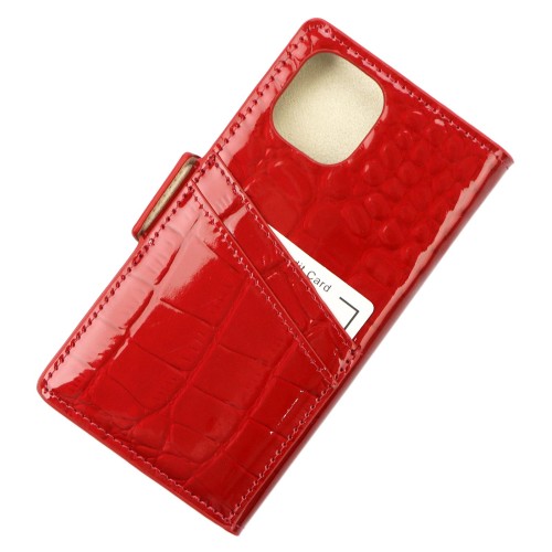 Damskie skórzane etui na iPhone 12 MiaMore Phone Case L1781