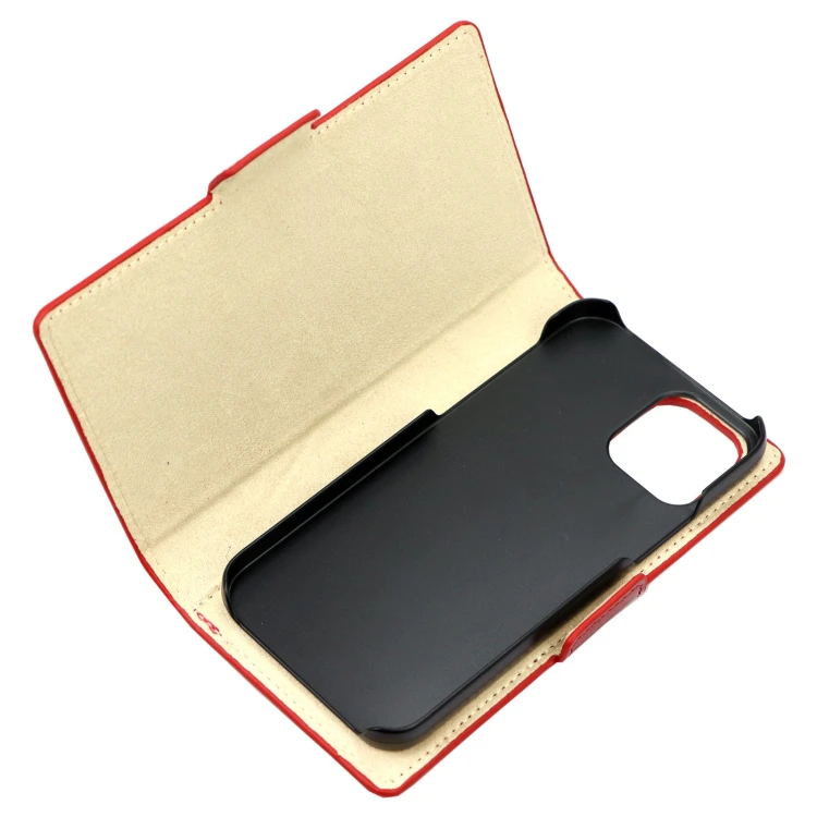 Damskie skórzane etui na iPhone 12 Pro MiaMore Phone Case L1781