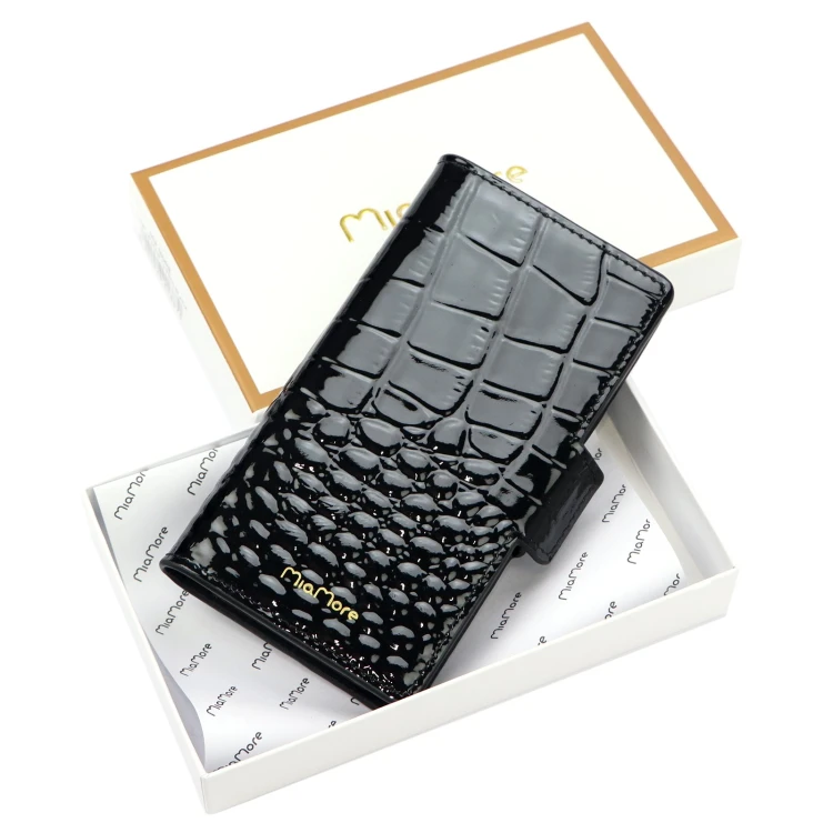 Damskie skórzane etui na iPhone 12 Pro MiaMore Phone Case L1781