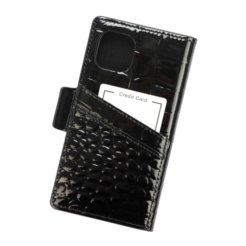 Lakierowane etui skórzane MiaMore L1781 do iPhone 13