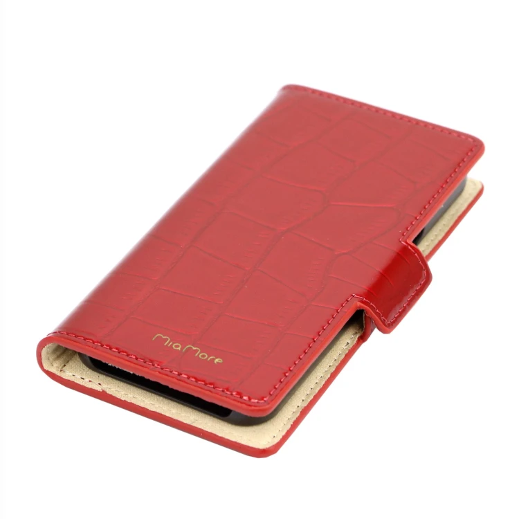 Lakierowane etui skórzane MiaMore L1781 do iPhone 13 Pro