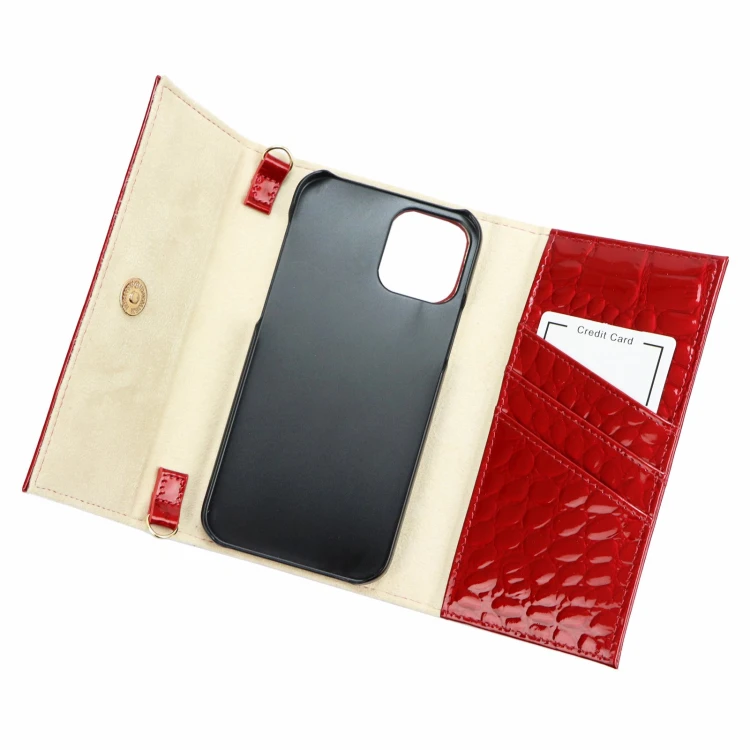Skórzane etui damskie MiaMore PHONE CASE L1782-2 (IPHONE 13 PRO)