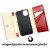Lakierowane etui skórzane MiaMore L1784 do iPhone 11 z łańcuszkiem