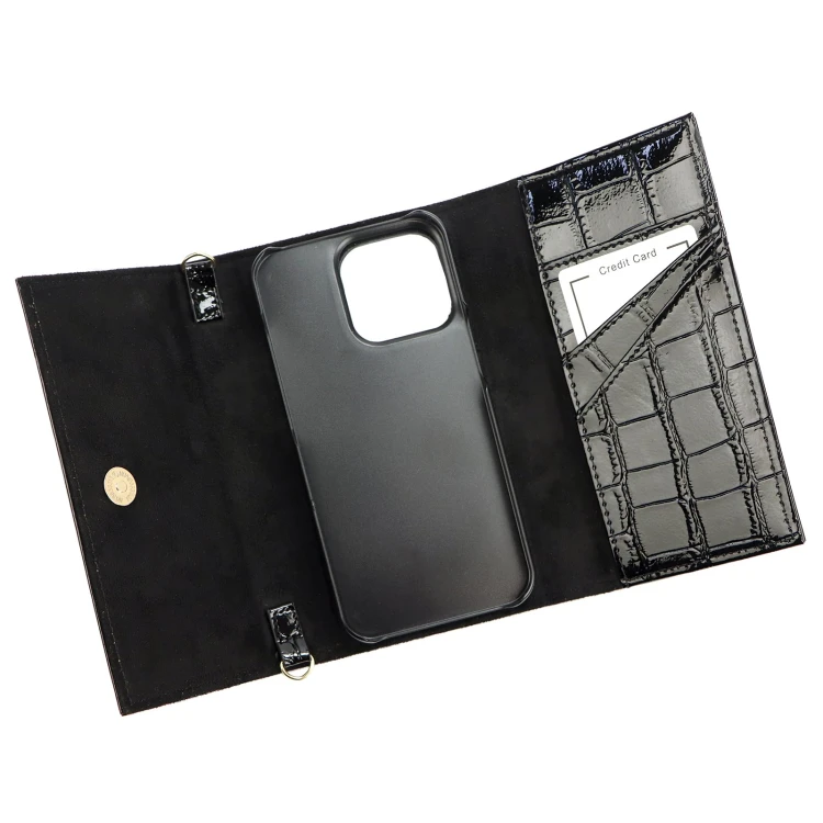 Lakierowane etui skórzane MiaMore L1784 do iPhone 13 Pro