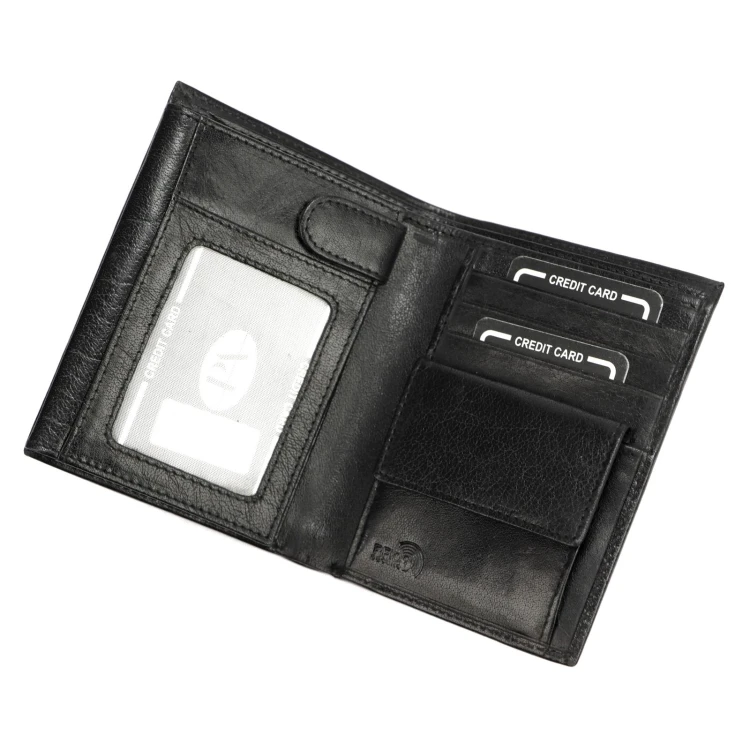 Skórzany męski portfel Pierre Andreus PW-003-BTU